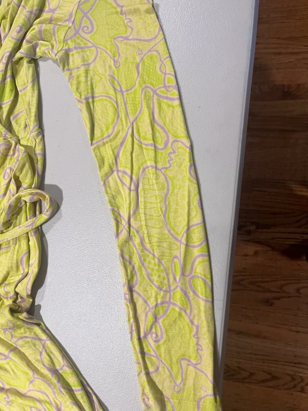 Rhode Neon Colors Long Robe Size Medium - Picture 3 of 10